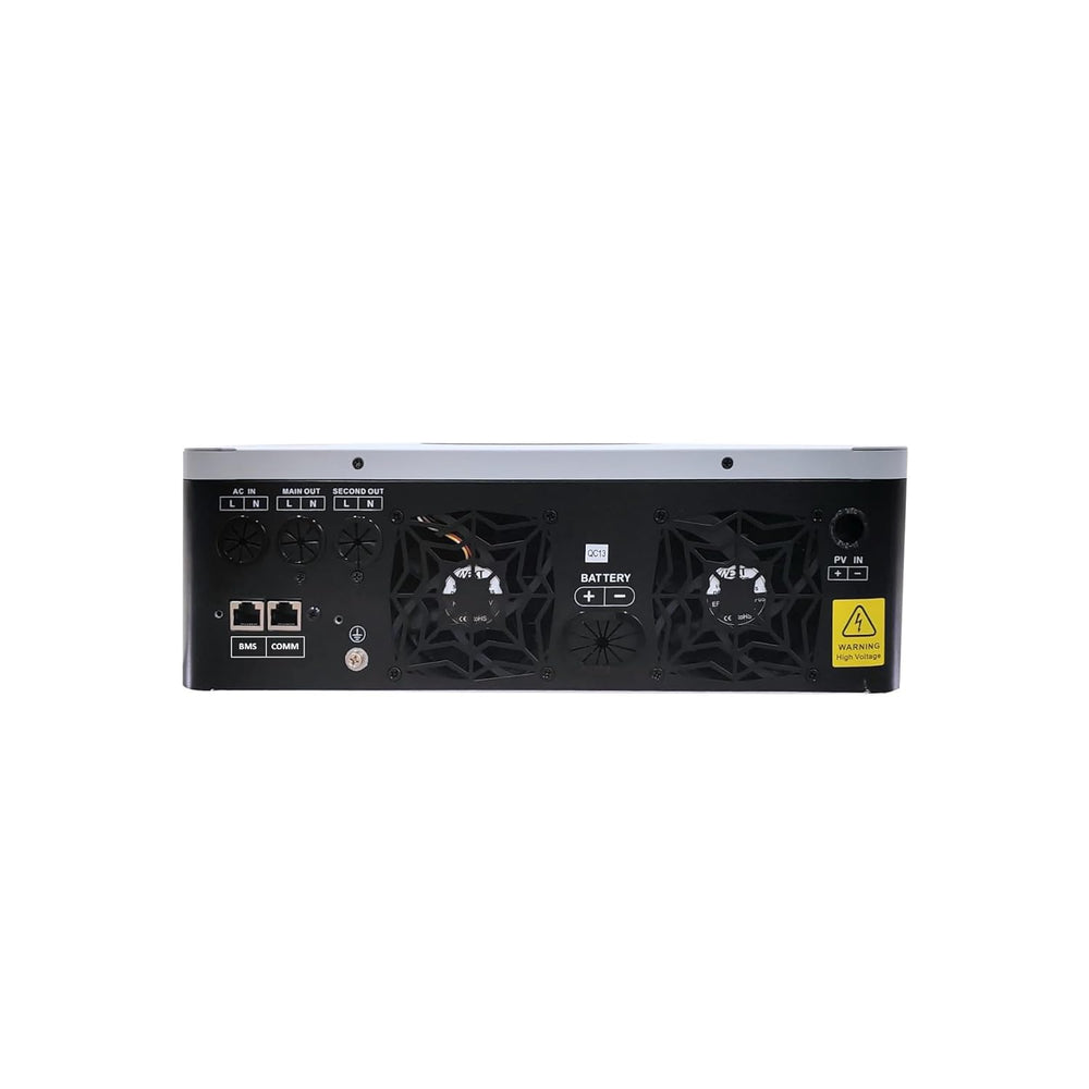 MuscleGrid 6.2 KW True Hybrid Heavy Duty MPPT Battery Less Solar (Support LiPO4 Battery) Android and iPhone Monitoring 48V Pure Sine Wave Inverter