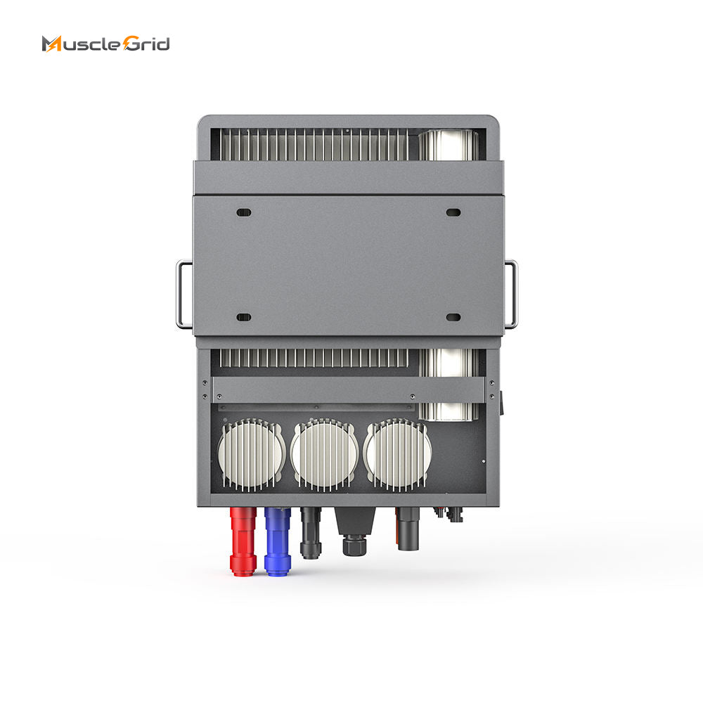 MuscleGrid Pure Sine Wave IP65 12KW Low Voltage 3 Phase Hybrid Solar Inverter With WiFi and MPPT Solar Charge Controller