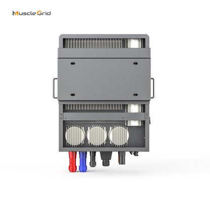 MuscleGrid Pure Sine Wave IP65 12KW Low Voltage 3 Phase Hybrid Solar Inverter With WiFi and MPPT Solar Charge Controller