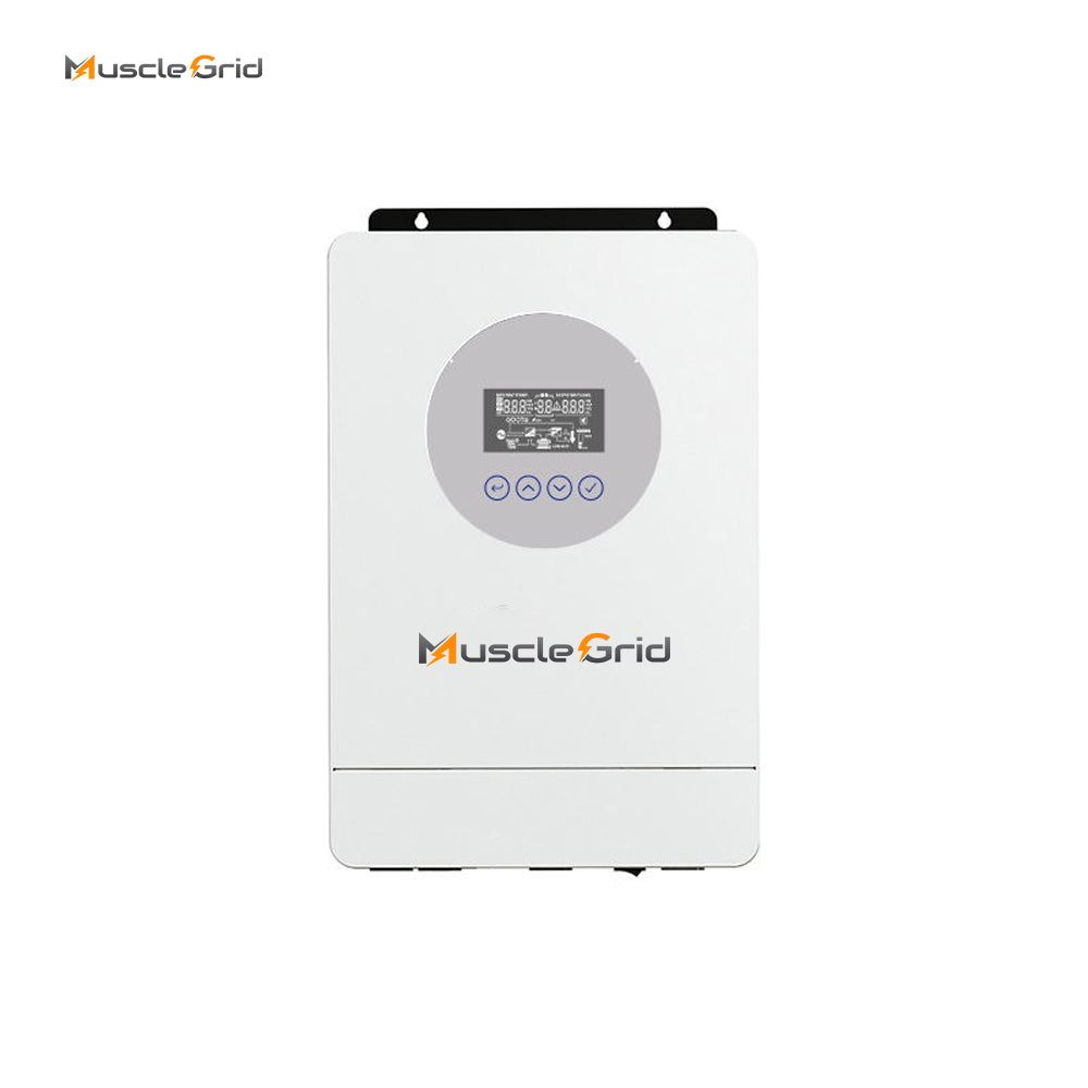 MuscleGrid 6.2KW Hybrid Solar Inverter | 9KW PV Supprt | Transformerless | Support Lead acid and Lithium Batteries