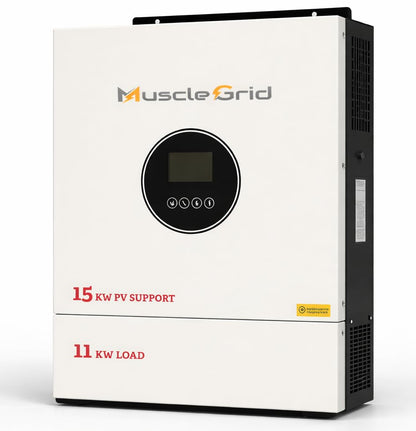 MG Pro+ 11kW 48V Hybrid Solar Inverter with MPPT, 15kW PV Input, Pure Sine Wave, WiFi Monitoring & LCD Display
