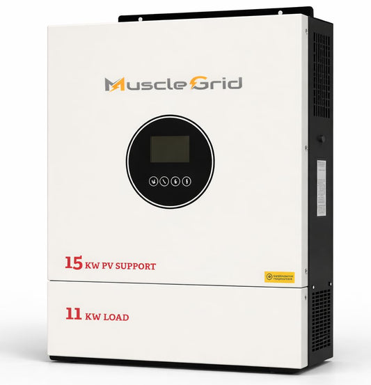 MG Pro+ 11kW 48V Hybrid Solar Inverter with MPPT, 15kW PV Input, Pure Sine Wave, WiFi Monitoring & LCD Display