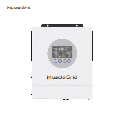 MuscleGrid 6.2KW Hybrid Solar Inverter | 9KW PV Supprt | Transformerless | Support Lead acid and Lithium Batteries