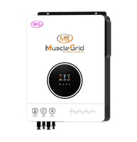 MuscleGrid 6.2 KW True Hybrid Heavy Duty MPPT Battery Less Solar (Support LiPO4 Battery) Android and iPhone Monitoring 48V Pure Sine Wave Inverter