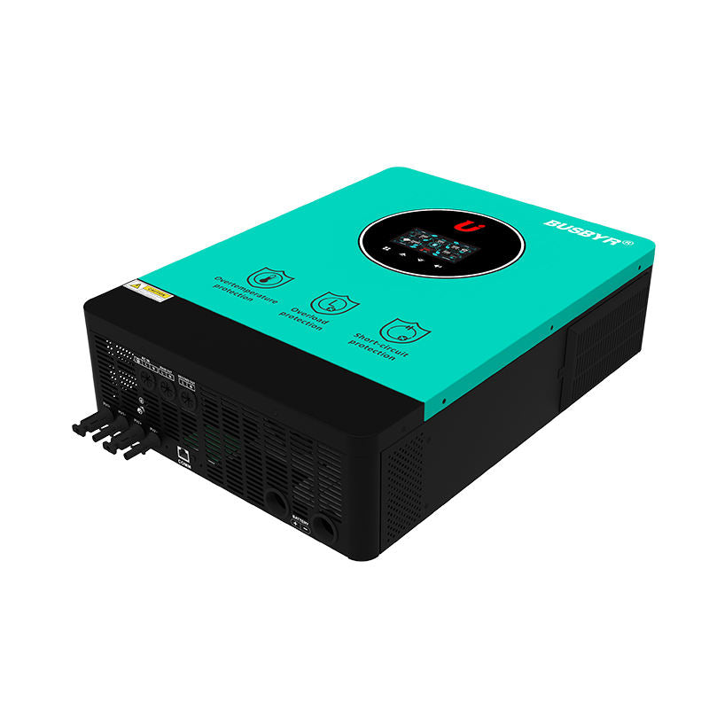 BUSBYR Hybrid Solar Inverter 10.2KW with Dual Output Inverter Built-in 120A MPPT Solar Charge Controller