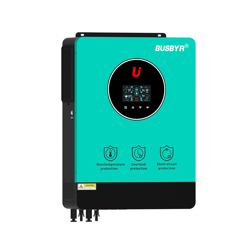 BUSBYR Hybrid Solar Inverter 10.2KW with Dual Output Inverter Built-in 120A MPPT Solar Charge Controller