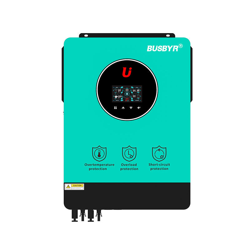 BUSBYR Hybrid Solar Inverter 10.2KW with Dual Output Inverter Built-in 120A MPPT Solar Charge Controller