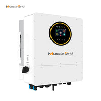 MuscleGrid 6KW Single Phase IP65 48V Hybrid Solar Inverter MPPT WiFi Solar Inverter Parallel for Home Energy System
