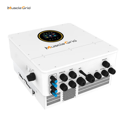 MuscleGrid 6KW Single Phase IP65 48V Hybrid Solar Inverter MPPT WiFi Solar Inverter Parallel for Home Energy System